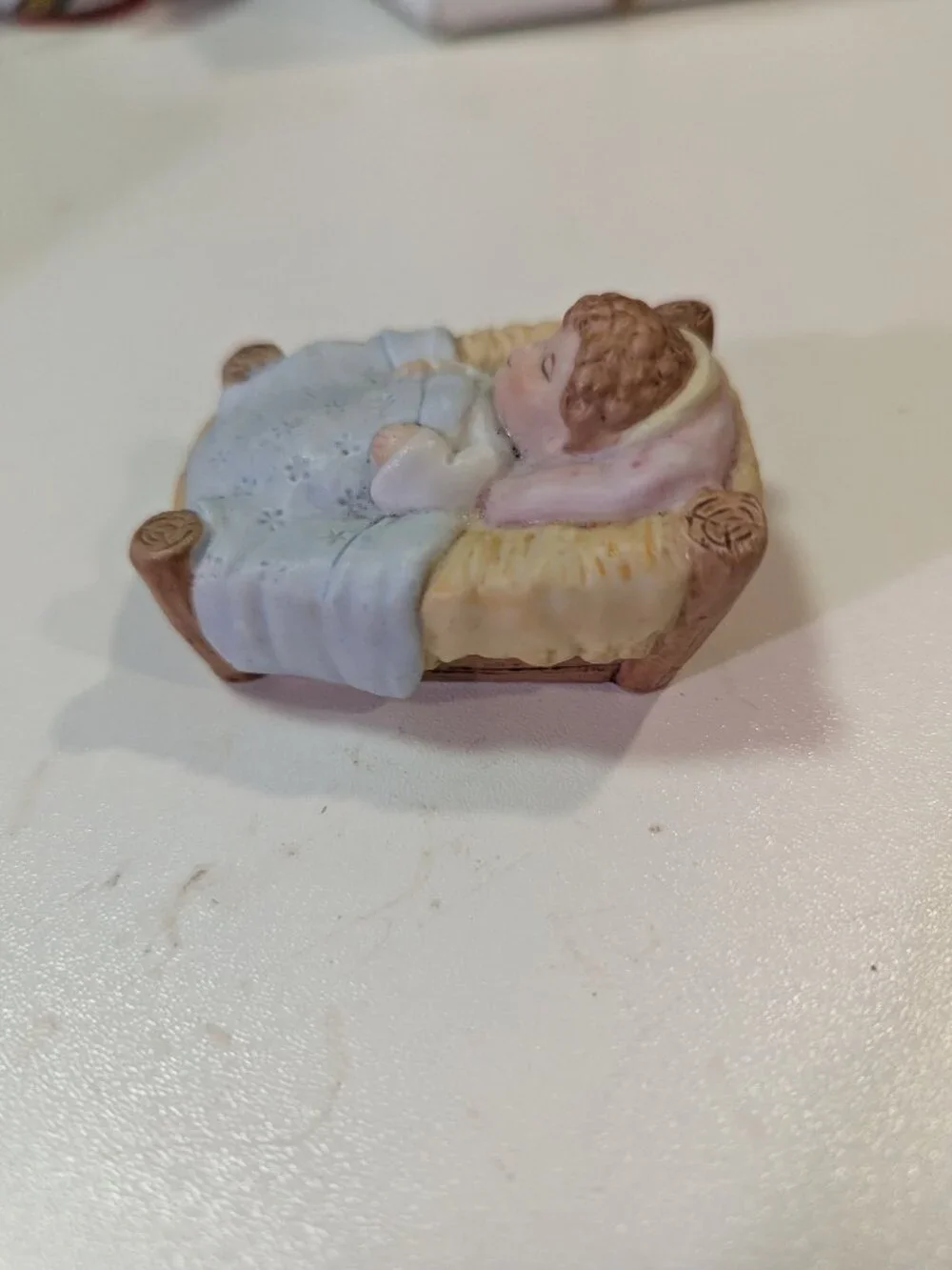 HOMCO Children's Nativity Baby Jesus Bisque Porcelain Figurine